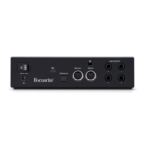 Focusrite Clarett+ 2Pre - Refurbished Back