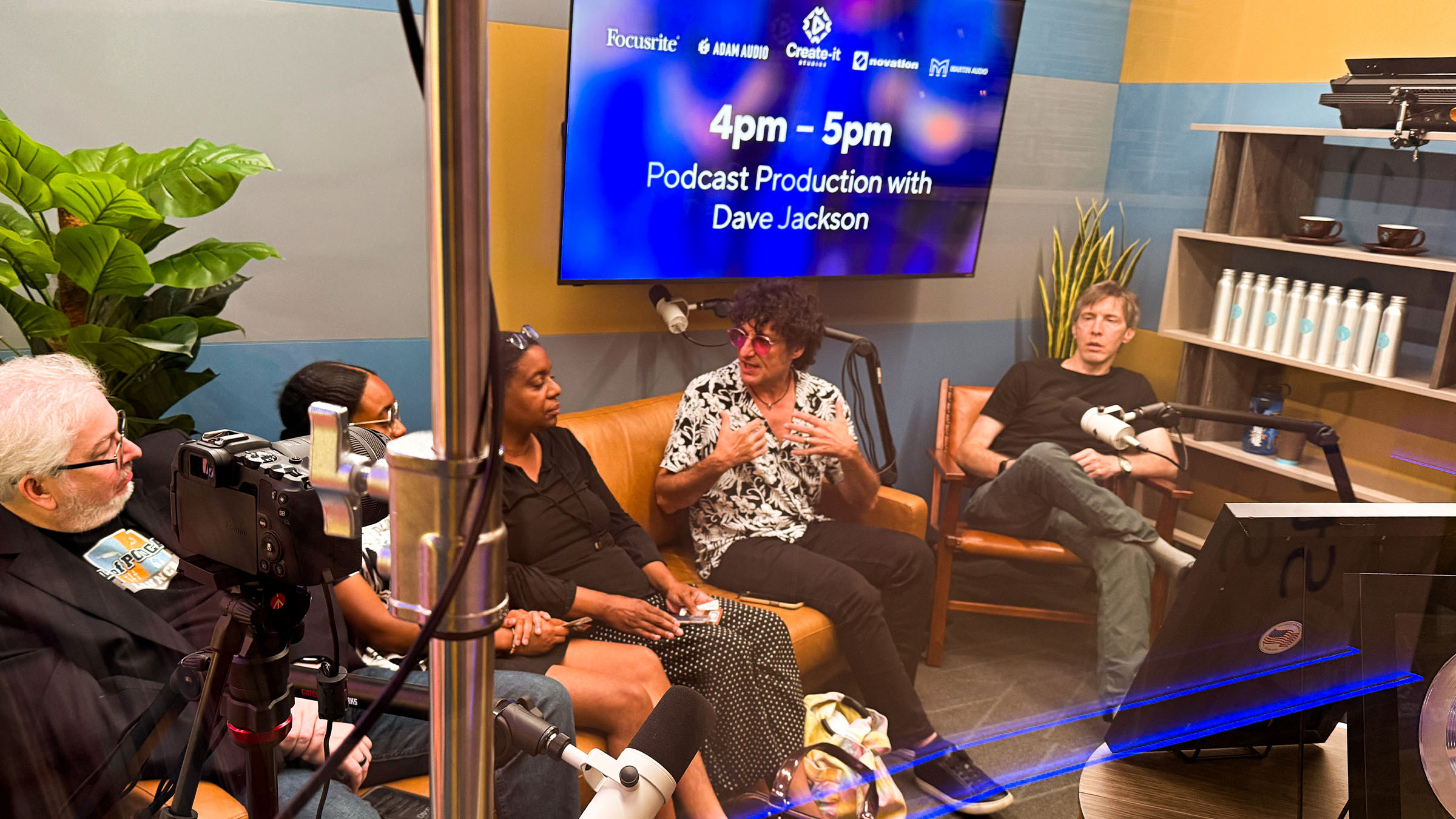 Attendees of the Create-it Takeover could freely participate in several individual workshop sessions, including Podcast Production with Dave Jackson. Attendees of the Create-it Takeover could freely participate in several individual workshop sessions, including Podcast Production with Dave Jackson (pictured).