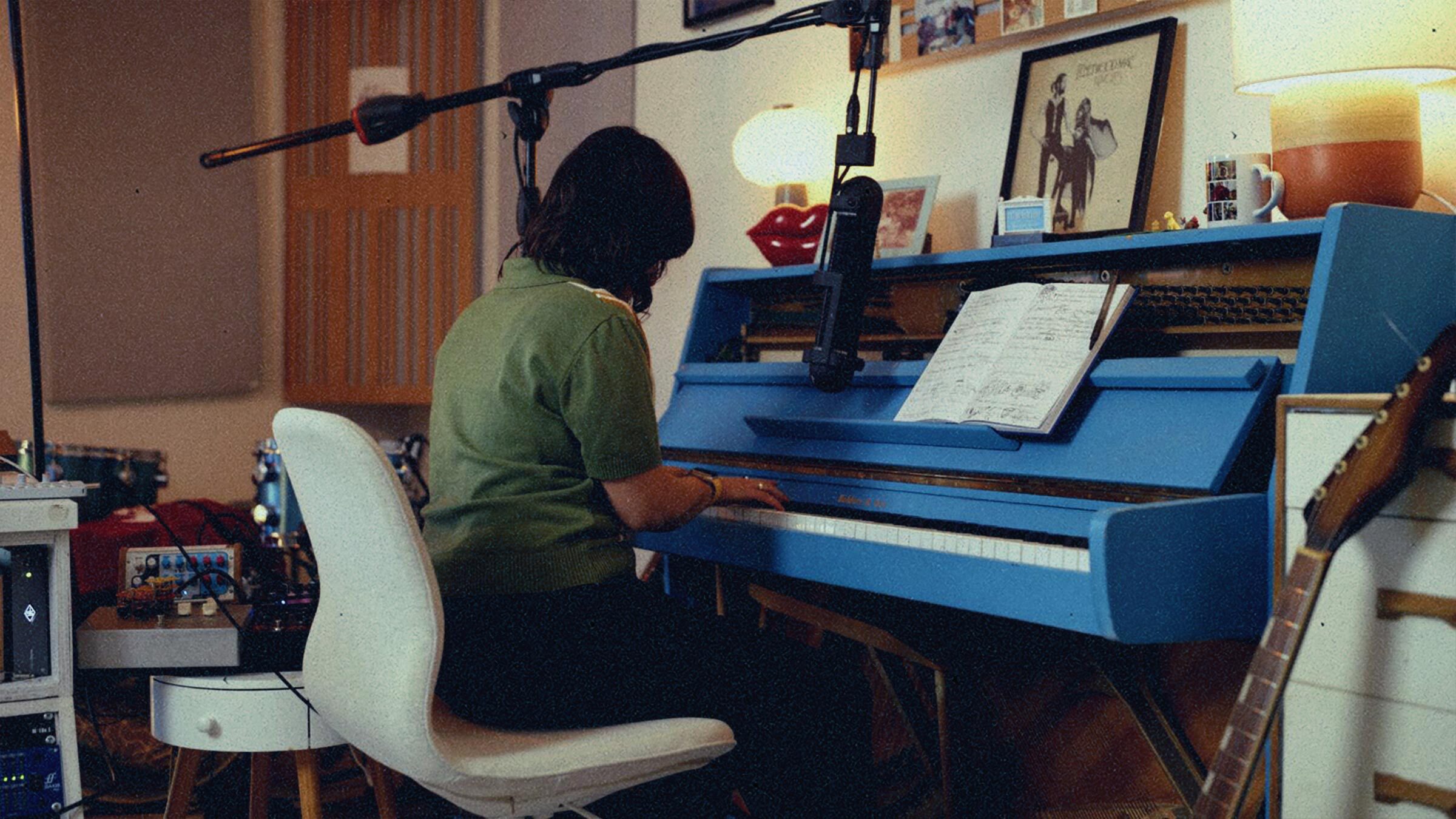 Steph Marziano playing piano Steph Marziano playing piano