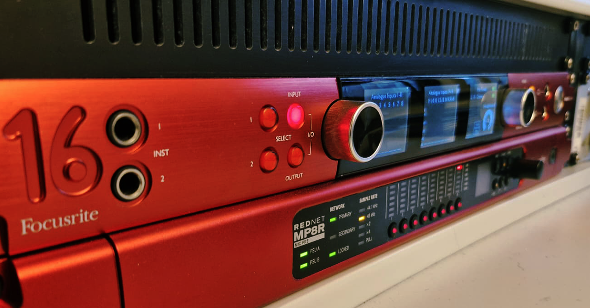 RedNet MP8R and Red 16line RedNet MP8R and Red 16line